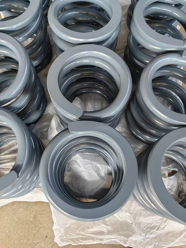 Railway suspension coil springs manufactured by Chenji